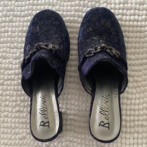 Bellini Women's Navy Patterned Mules